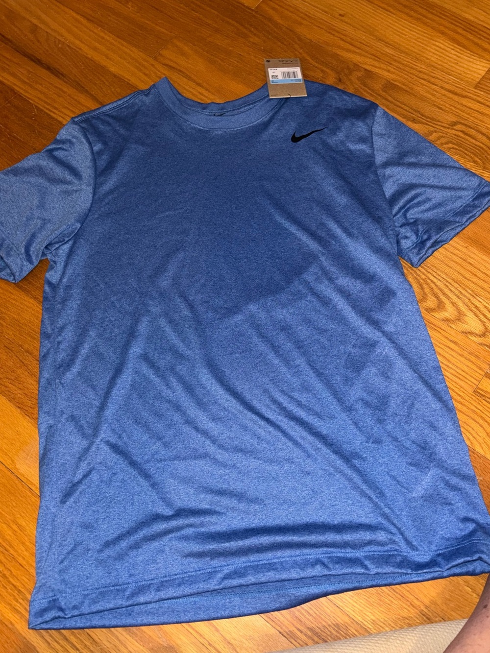 Nike Men’s Heather Blue Short Sleeve Dri-FIT Tee